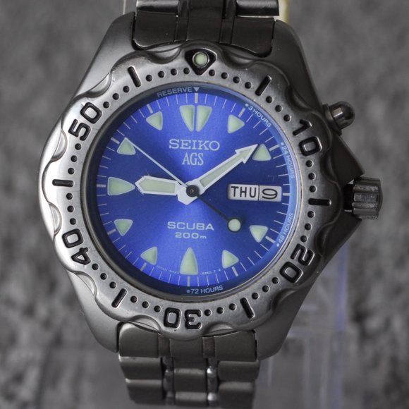 Seiko Kinetic Scuba Divers, 5M23 6B40, SBBW015, AGS, Refurbished, J49 - Picture 2 of 10